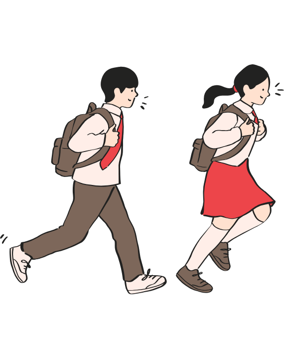 Student Walking